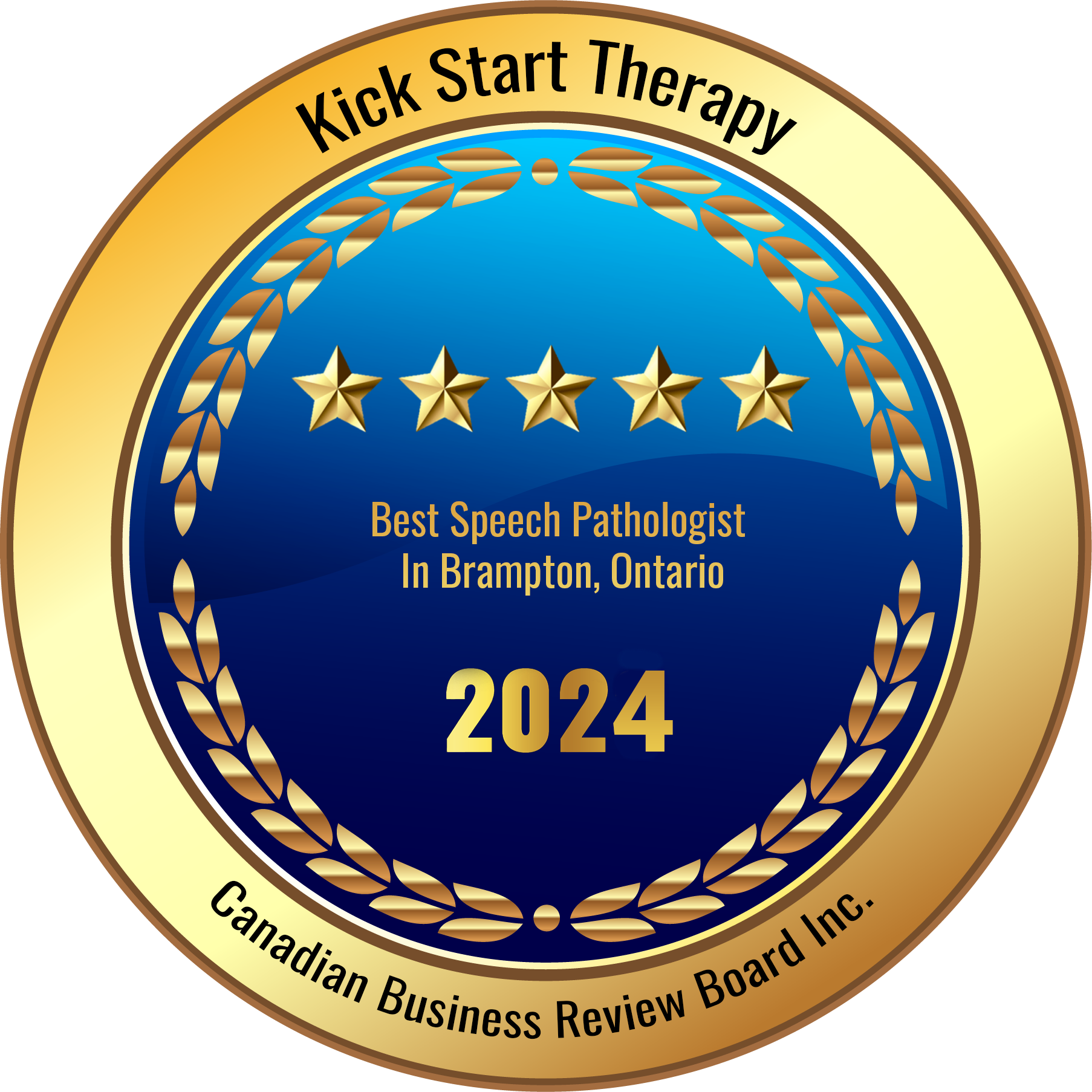 2024 CBRB Inc. Kick Start Therapy Award Badge